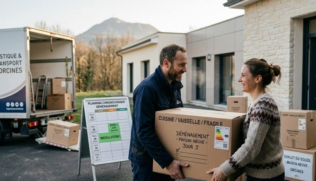 Déménager dans une maison neuve : caler le jour J quand on fait construire